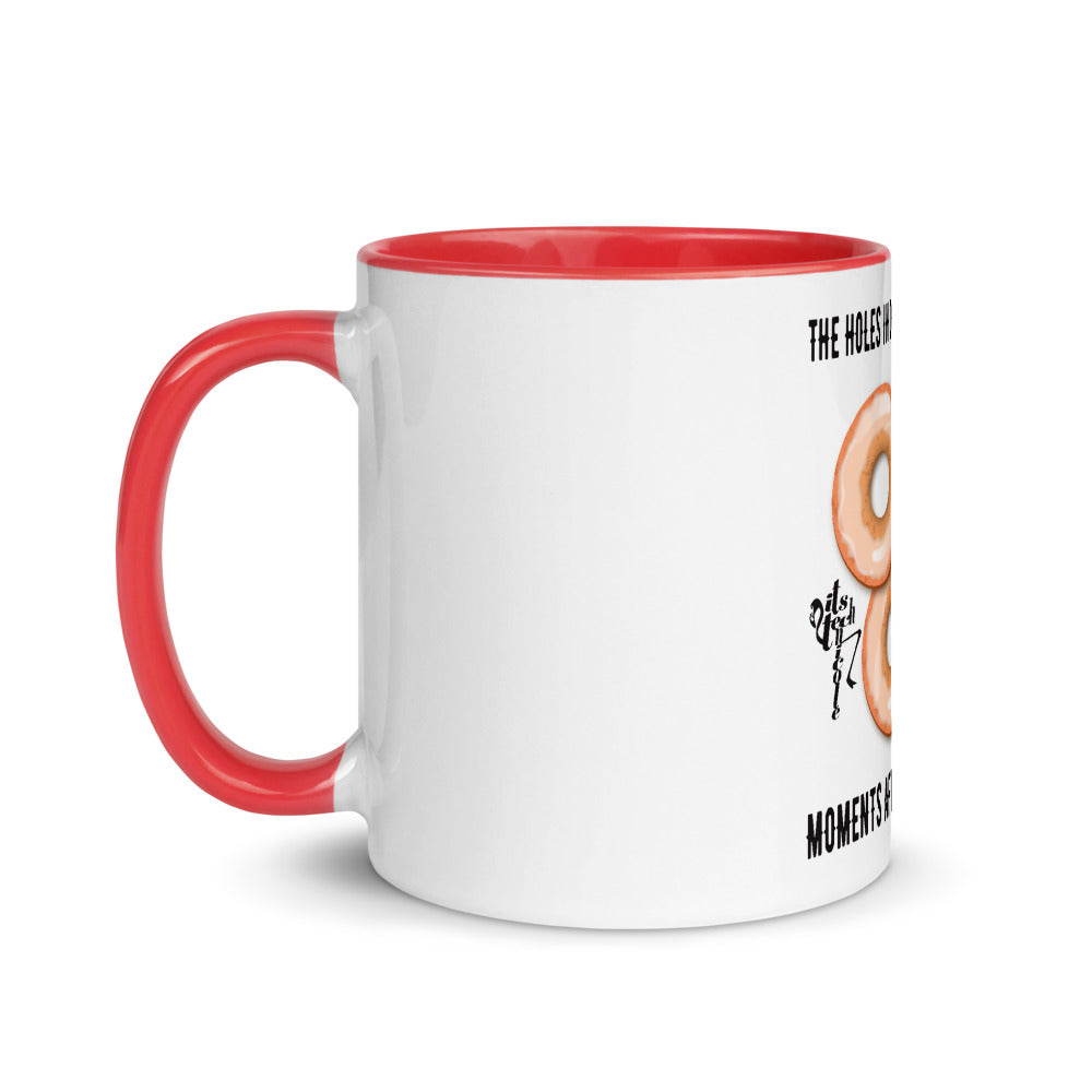 Donut Holes Mug with Color Inside