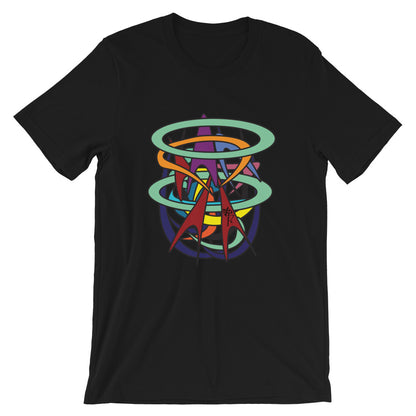 Abstract Short-Sleeve Graphic T-Shirt