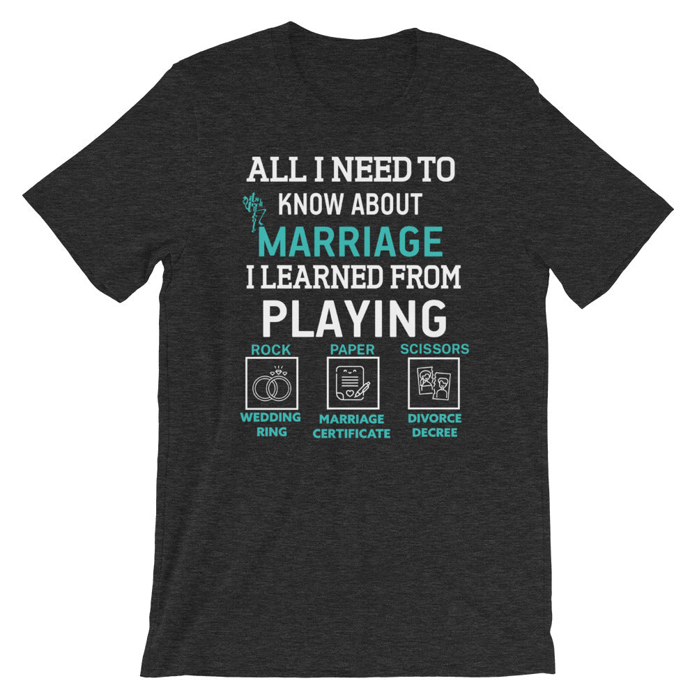 Rock, Paper, Scissors Short-Sleeve Unisex T-Shirt