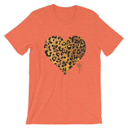 Leopard Heart Short-Sleeve Standard T-Shirt