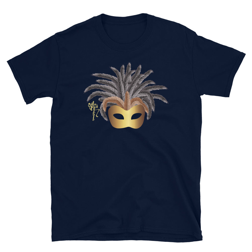 Mardi Gras Gold Mask (Unisex) T-Shirt