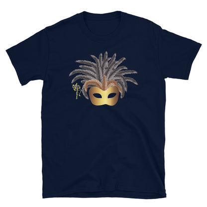 Mardi Gras Gold Mask (Unisex) T-Shirt