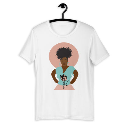 Peach and Mint Short-Sleeve Unisex T-Shirt