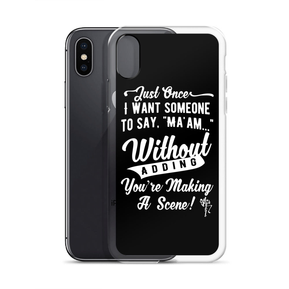 Making a Scene iPhone Case