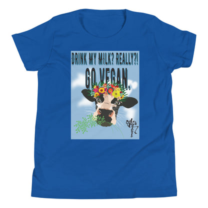 Go Vegan Youth Short Sleeve T-Shirt