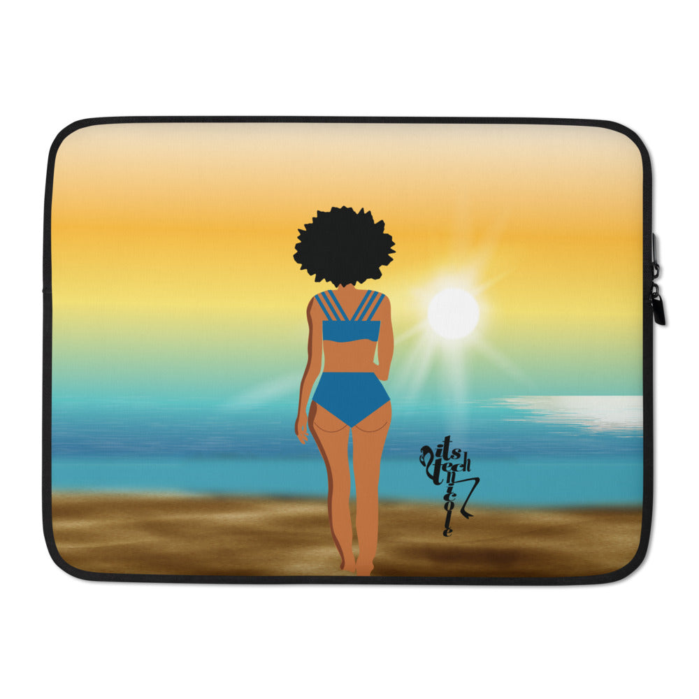 Beach Sunrise Laptop Sleeve