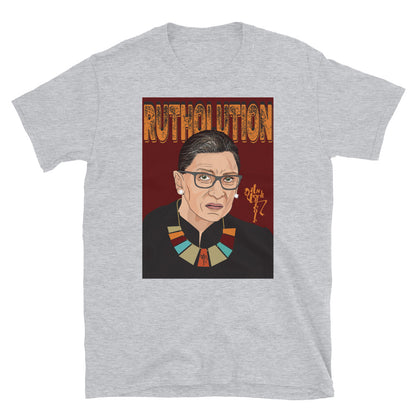 Ruth Bader Ginsburg Tribute Art Short-Sleeve Unisex T-Shirt