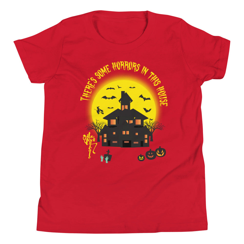 There's Some Horrors in this House....Youth Short Sleeve T-Shirt