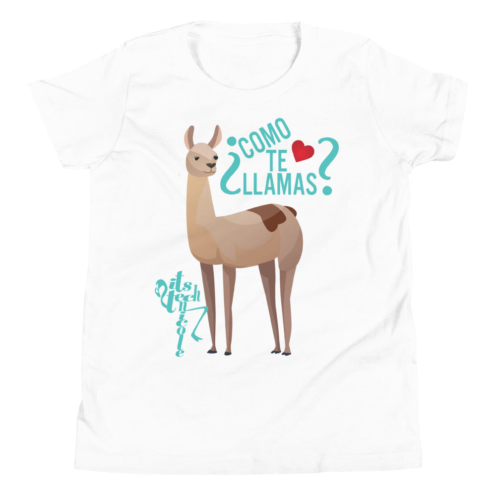 Como Te Llamas Youth Short Sleeve T-Shirt