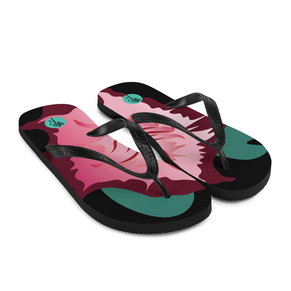 Floral Flip-Flops