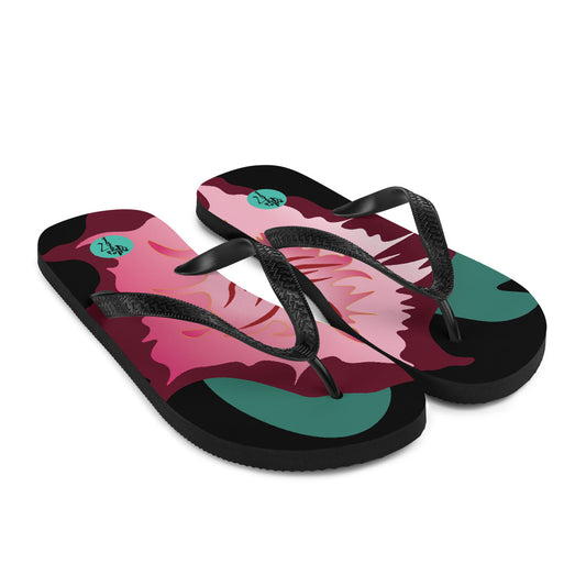 Floral Flip-Flops