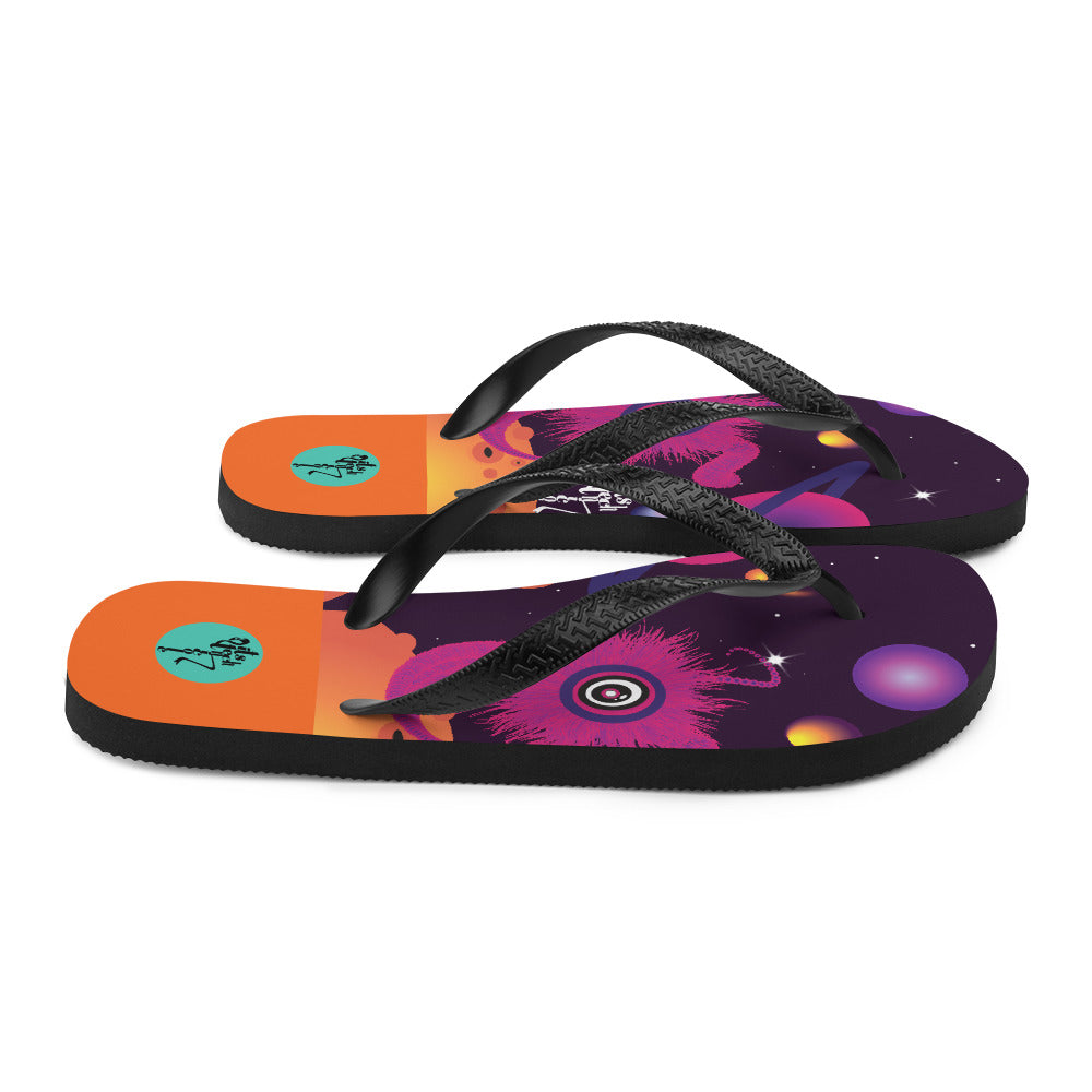 Technicole-ly In Space Flip-Flops