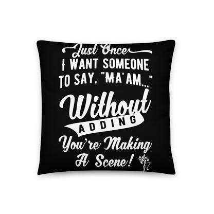 Making a Scene Pillow