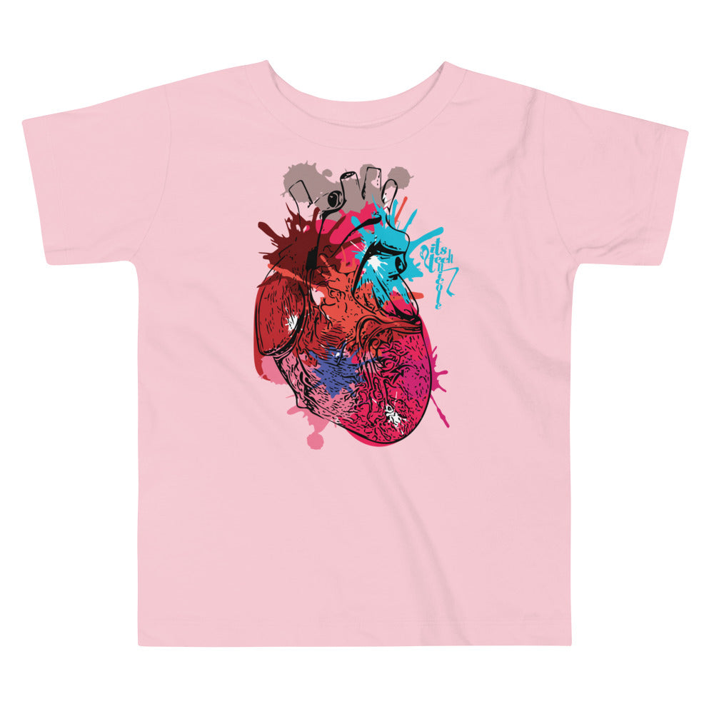 Art Heart Series: 1 Toddler Short Sleeve Tee