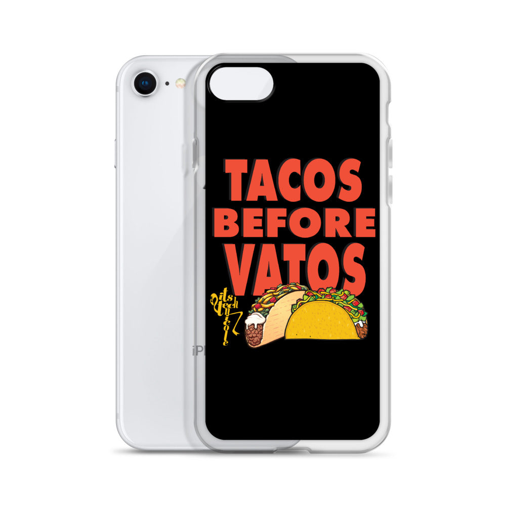 Tacos Before Vatos iPhone Case