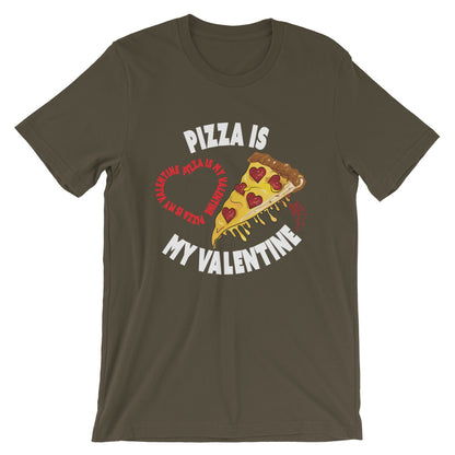 Pizza Is My Valentine (Dark) T-Shirt