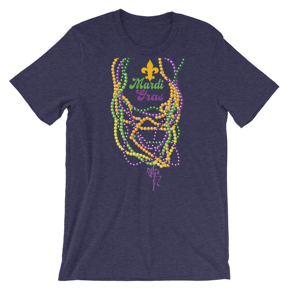 Mardi Gras Beads (Dark) T-Shirt
