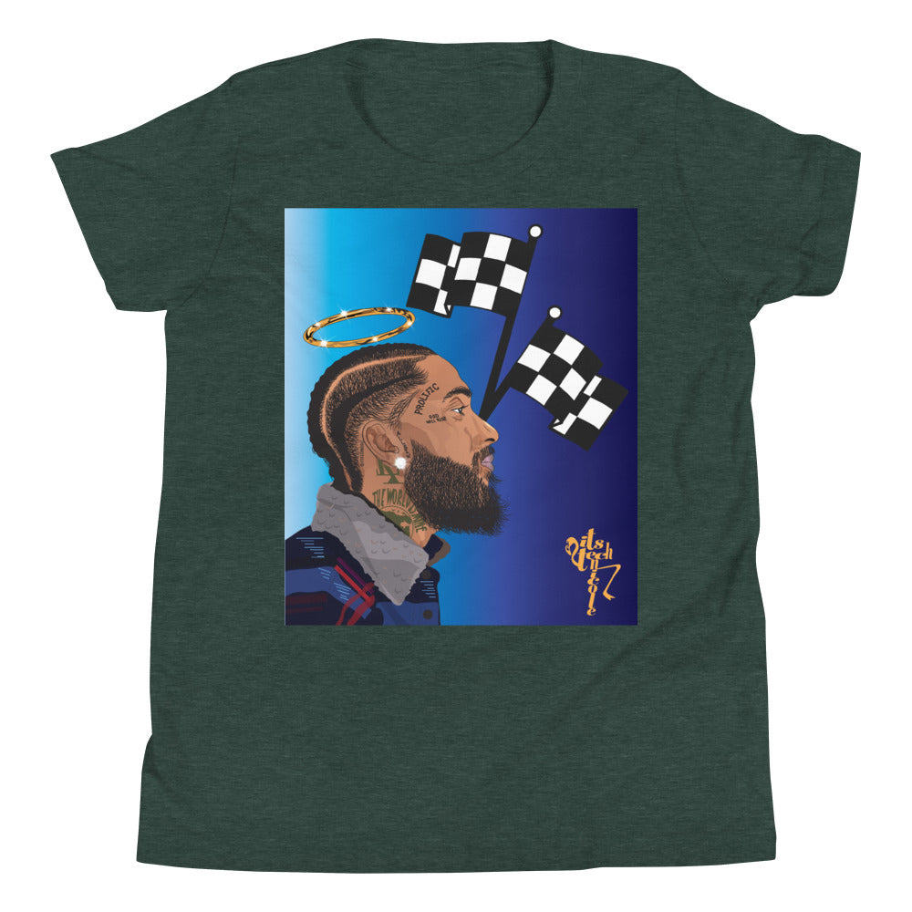 Nipsey Hussle Youth Short Sleeve T-Shirt