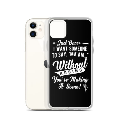 Making a Scene iPhone Case