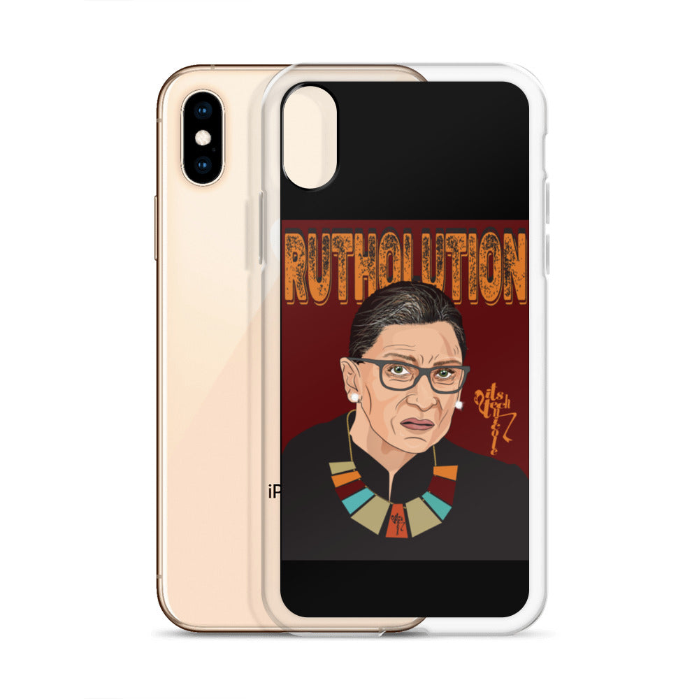 Ruth Bader Ginsburg Tribute Art iPhone Case