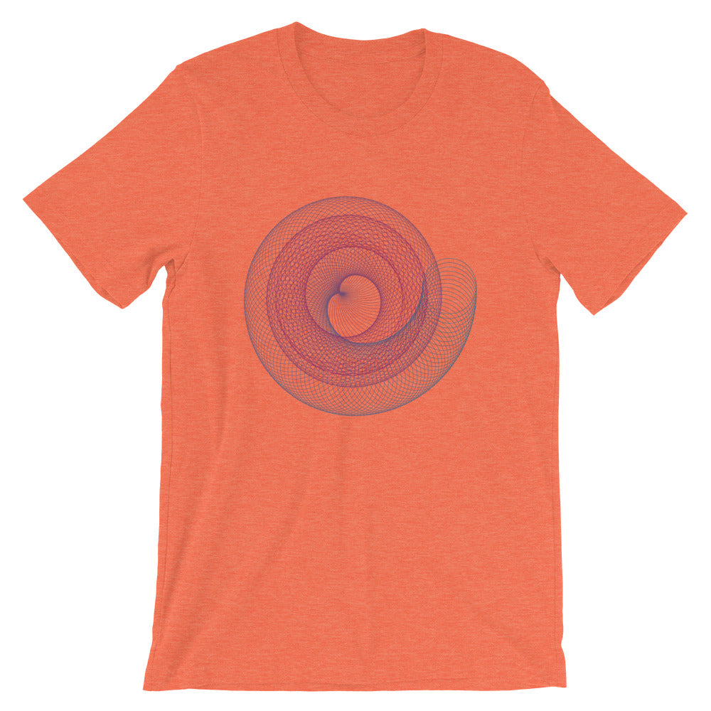 Spiraling Short-Sleeve Graphic T-Shirt