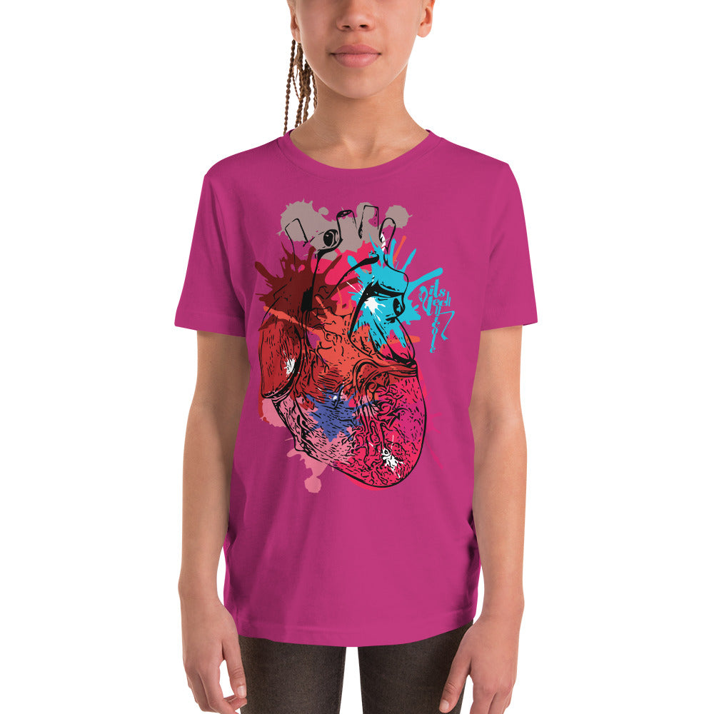 Art Heart Series: 1 Youth Short Sleeve T-Shirt