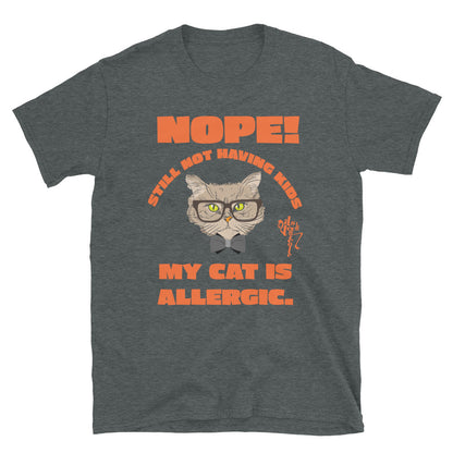Allergic Cat Short-Sleeve T-Shirt