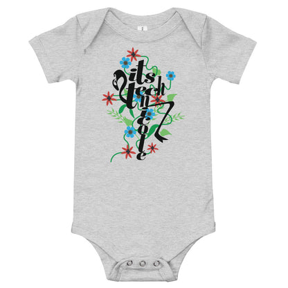 ItTechnicole Floral Onesie