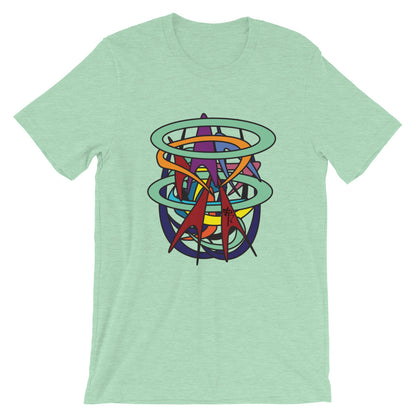 Abstract Short-Sleeve Graphic T-Shirt