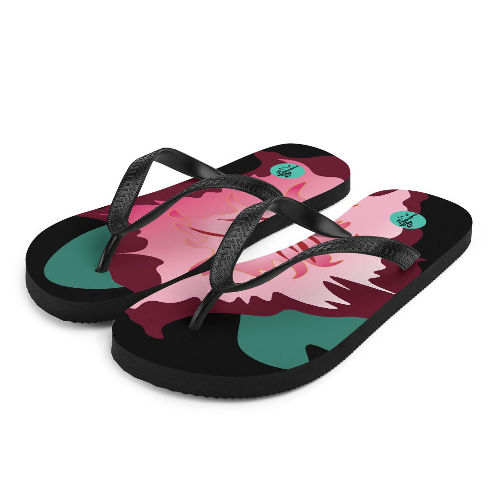 Floral Flip-Flops
