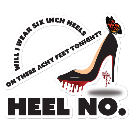 Heel No. Bubble-free stickers