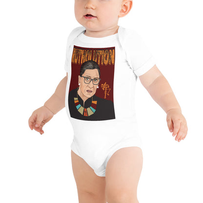 Ruth Bader Ginsburg Tribute Art Onesie