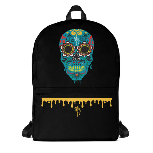 Dia de los Muertos Azul Backpack