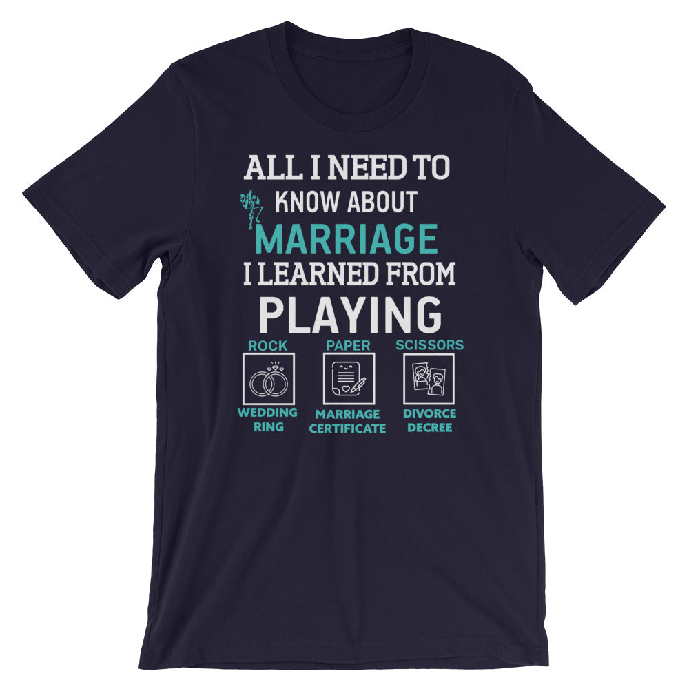 Rock, Paper, Scissors Short-Sleeve Unisex T-Shirt