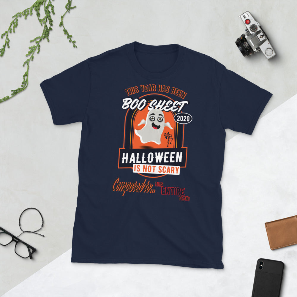Boo Sheet Short-Sleeve Unisex T-Shirt