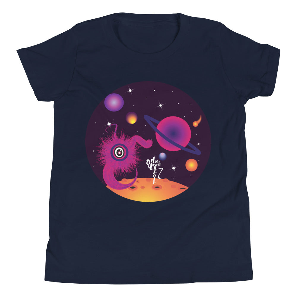 Technicole-ly In Space Youth Short Sleeve T-Shirt