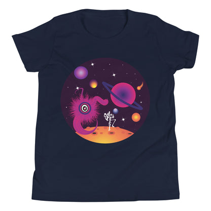 Technicole-ly In Space Youth Short Sleeve T-Shirt