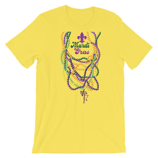 Mardi Gras Beads (Light) T-Shirt