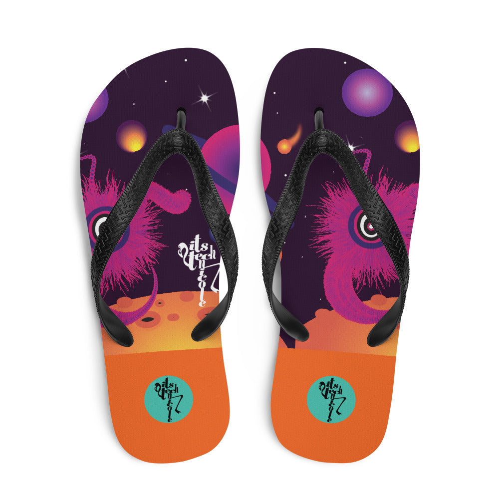 Technicole-ly In Space Flip-Flops