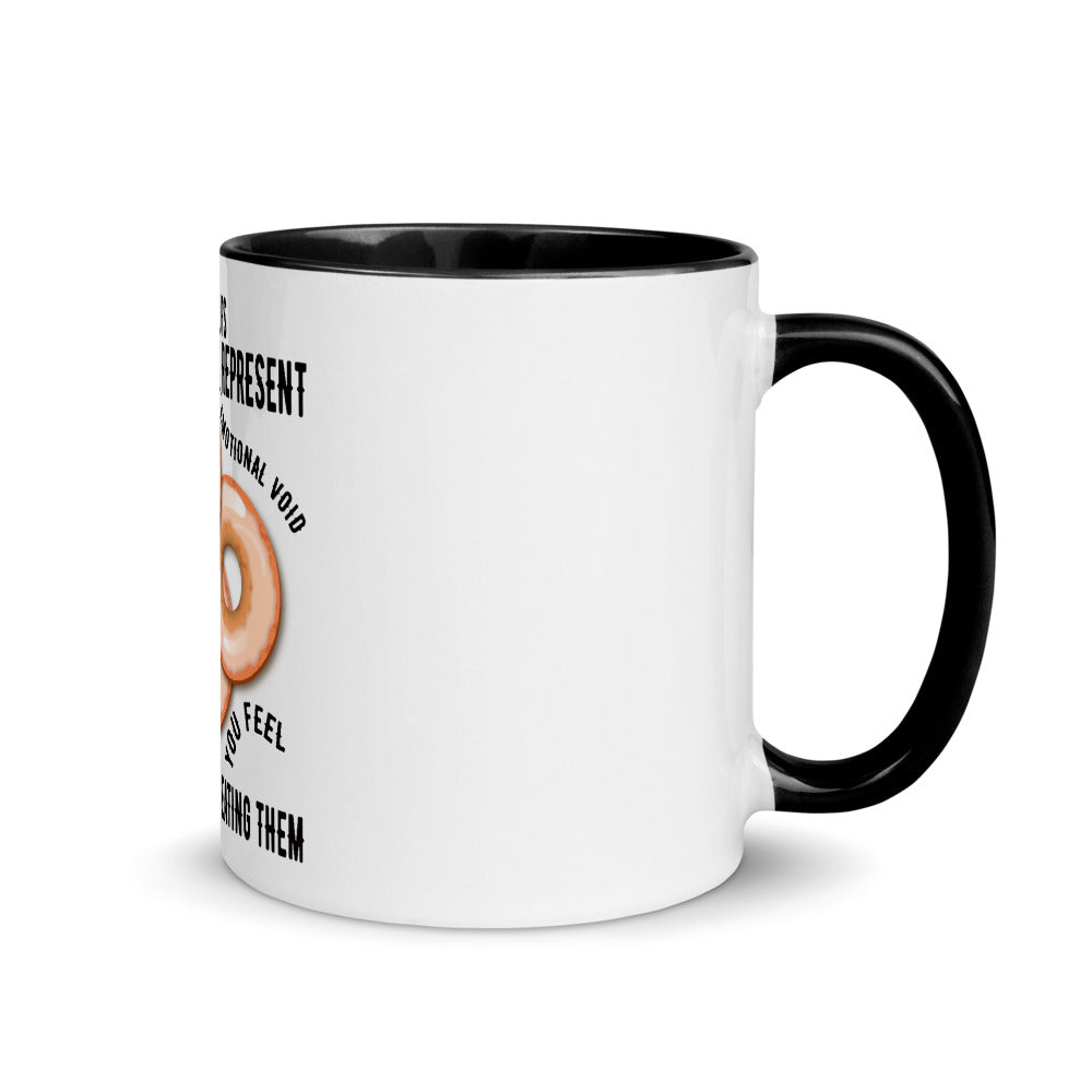 Donut Holes Mug with Color Inside