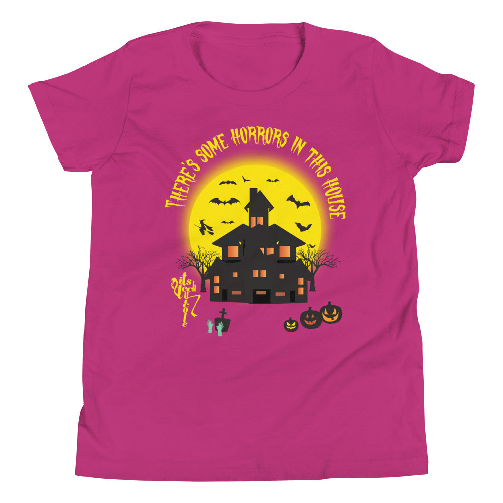 There's Some Horrors in this House....Youth Short Sleeve T-Shirt