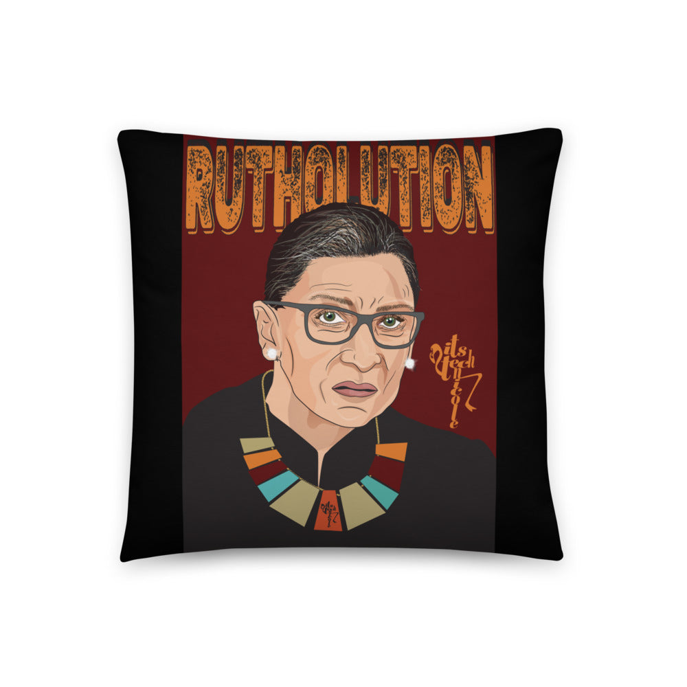 Ruth Bader Ginsburg Tribute Art Pillow