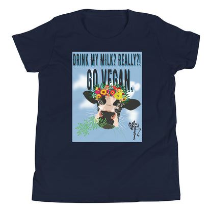 Go Vegan Youth Short Sleeve T-Shirt