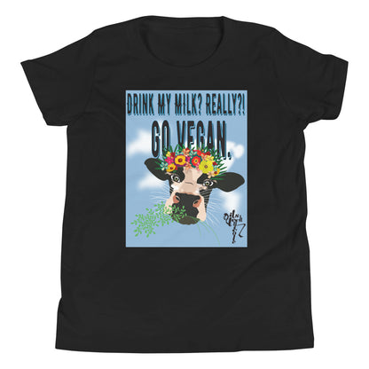 Go Vegan Youth Short Sleeve T-Shirt