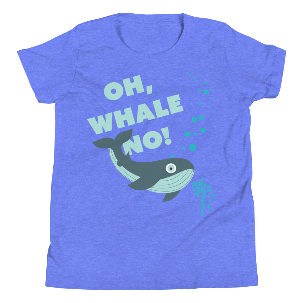 Oh, Whale No! Youth Short Sleeve T-Shirt