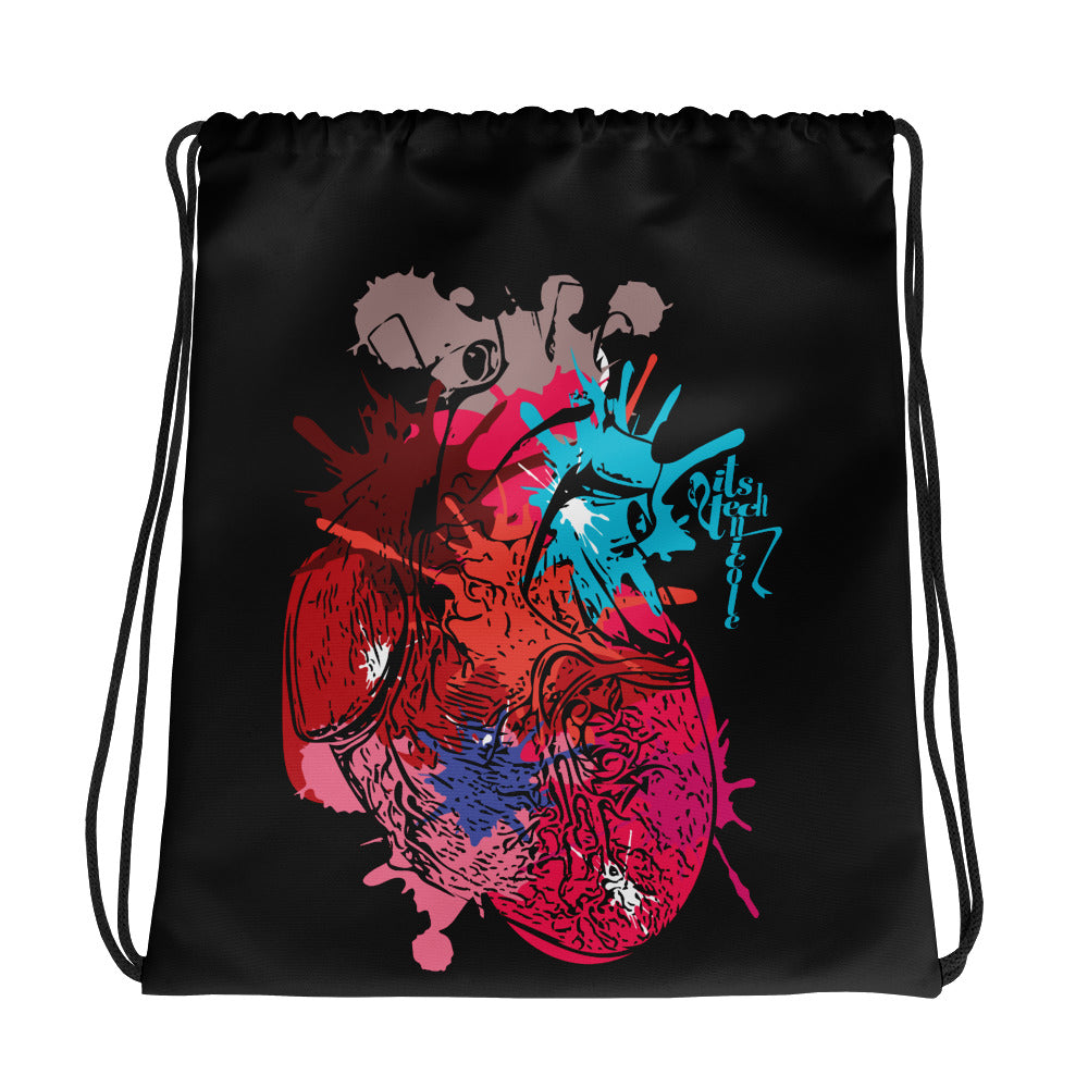 Art Heart Series: 1 Drawstring bag