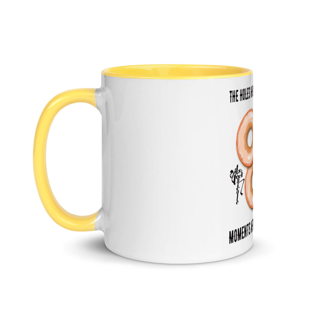 Donut Holes Mug with Color Inside