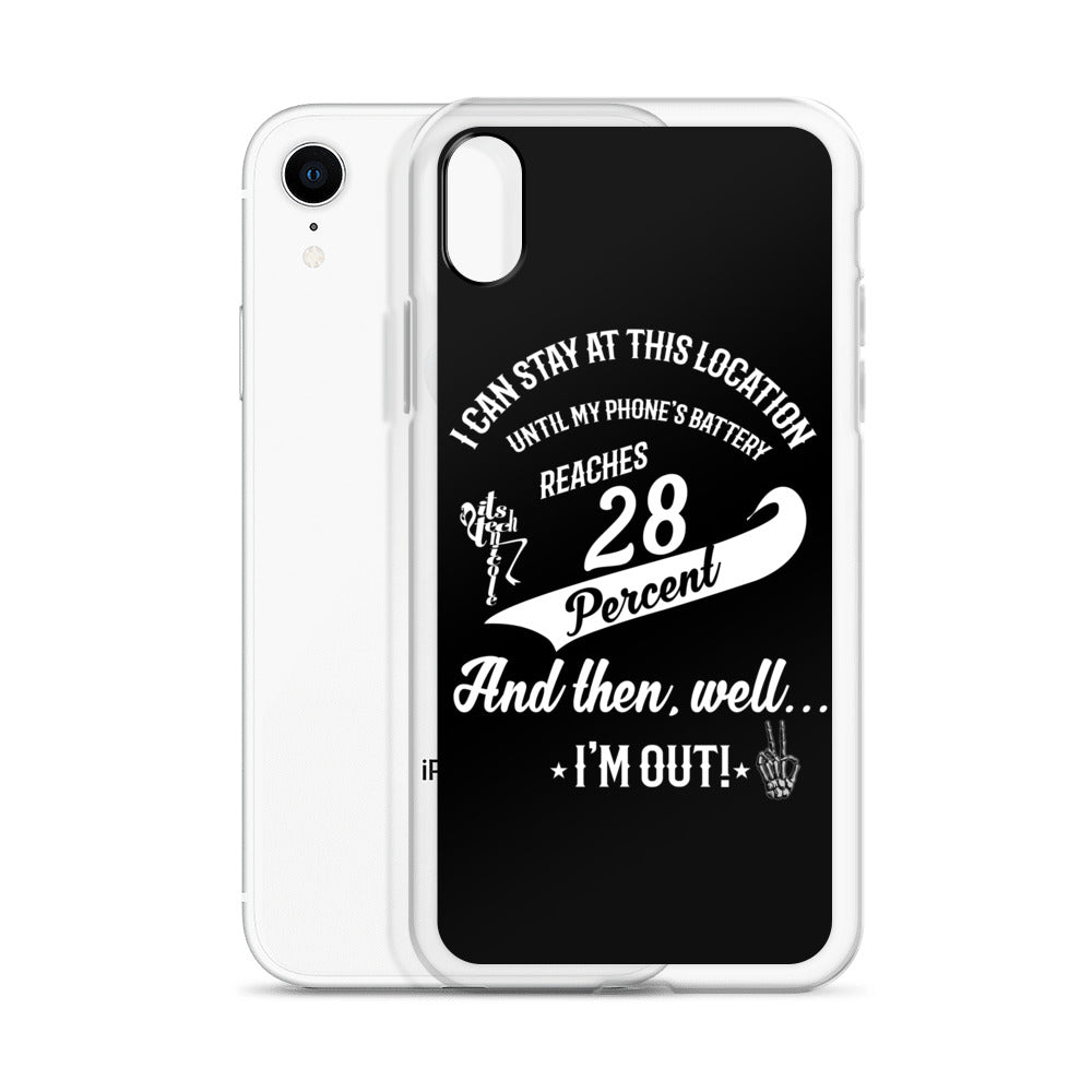 28% Battery iPhone Case