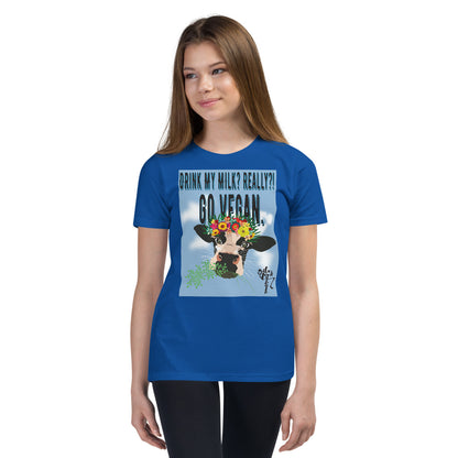 Go Vegan Youth Short Sleeve T-Shirt