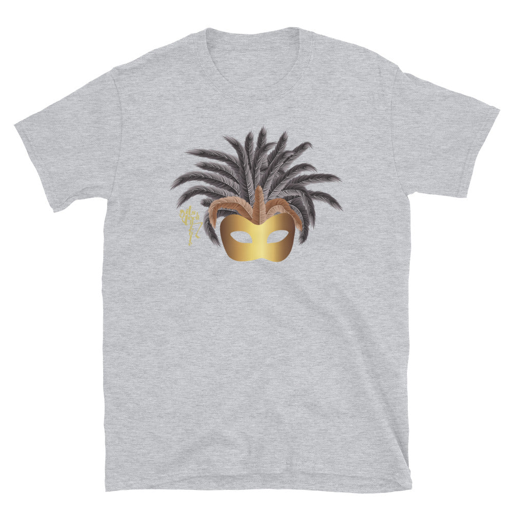 Mardi Gras Gold Mask (Unisex) T-Shirt